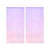 Ombre Gauze Curtain: Create a unique and cozy atmosphere with our captivating Blue, Orange, and Pink variations. Made from soft, transparent gauze material, it allows light to filter through while adding an elegant Ombre print. Each package includes two pieces for full coverage, and our premium vivid printing brings the design to life. Use it as a window treatment, room divider, or canopy bed drape to add charm and elegance to any space. Elevate your decor with our Ombre Gauze Curtain today!