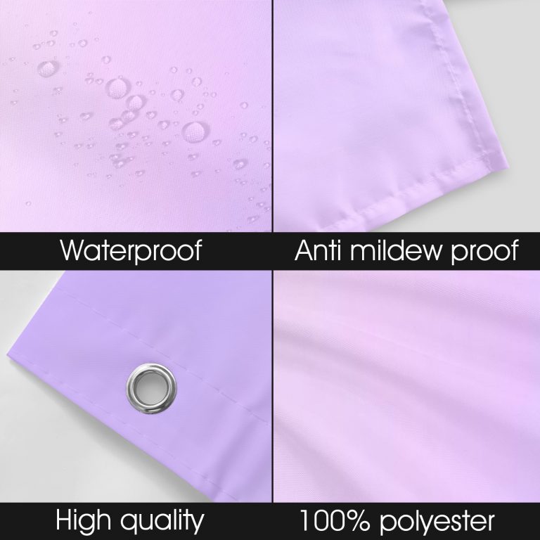 Introducing our Ombre Premium Shower Curtain, the ultimate bathroom upgrade that will transport you to a world of relaxation and style. Get ready to make waves with this shower curtain that combines durability and flair, giving your bathroom the pop-culture makeover it deserves. Here's why it's the superior choice over common alternatives that may have lower price tags