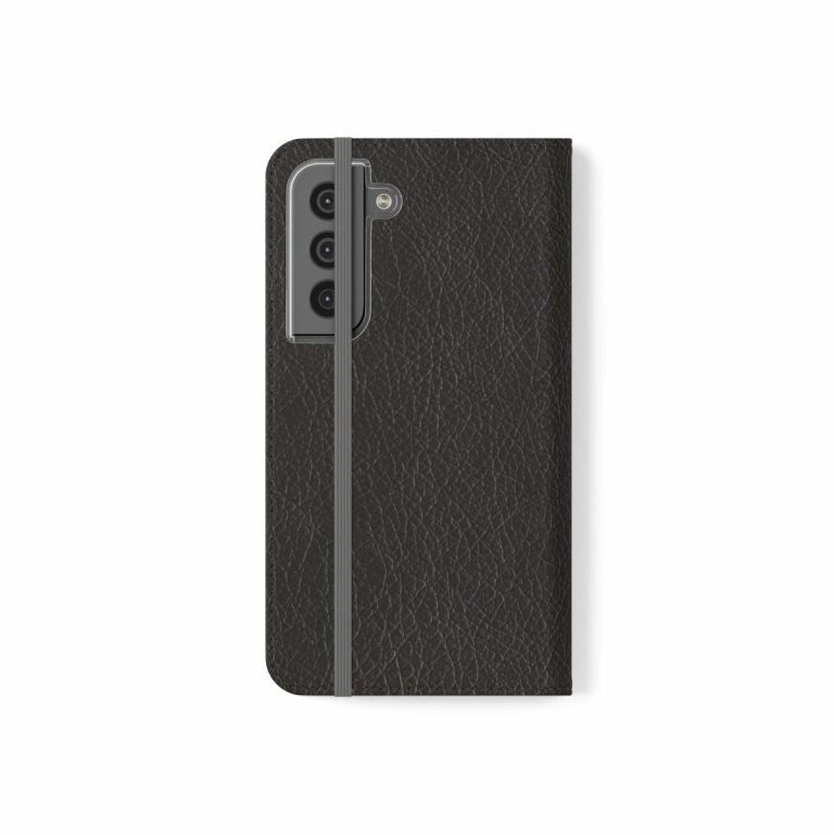 Faux Leather Folio Smartphone Case polycarbonate inner shell keeps devices protected and secure during regular wear and usage.