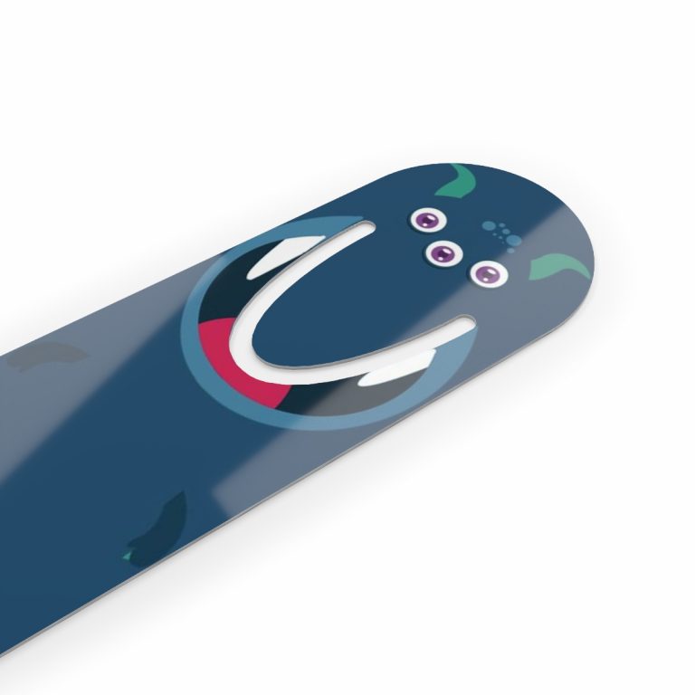 Aluminum Monster Mouth bookmarks high-grade aluminum, ensuring durability and longevity. They can withstand frequent use without bending or breaking.