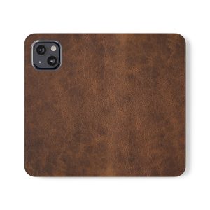 Faux Leather Folio Smartphone Case polycarbonate inner shell keeps devices protected and secure during regular wear and usage.