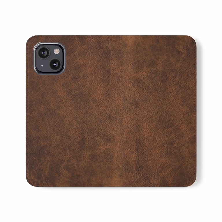 Faux Leather Folio Smartphone Case polycarbonate inner shell keeps devices protected and secure during regular wear and usage.
