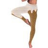 Dripping Ice Cream Waffle Cone Yoga Pants Spandex Leggings: Mouthwatering flavors, waffle cone print, high-quality material, skinny fit, tagless design, true to size, assembled in the USA, easy care. Perfect for yoga, workouts, or lounging. Note: Leggings do not contain actual ice cream or cones. Embrace your love for ice cream and stand out in style.