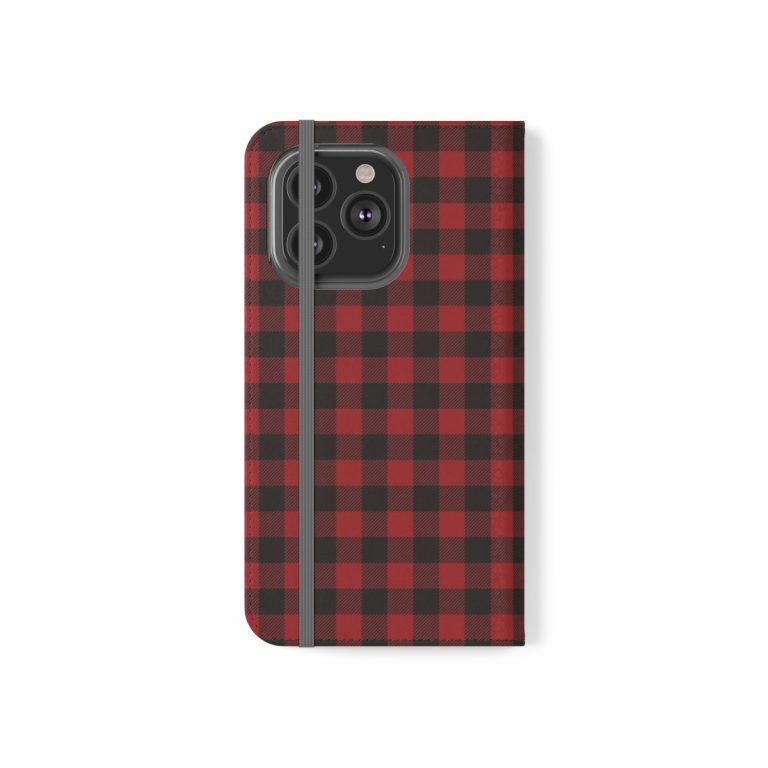 Faux Leather Folio Smartphone Case polycarbonate inner shell keeps devices protected and secure during regular wear and usage.