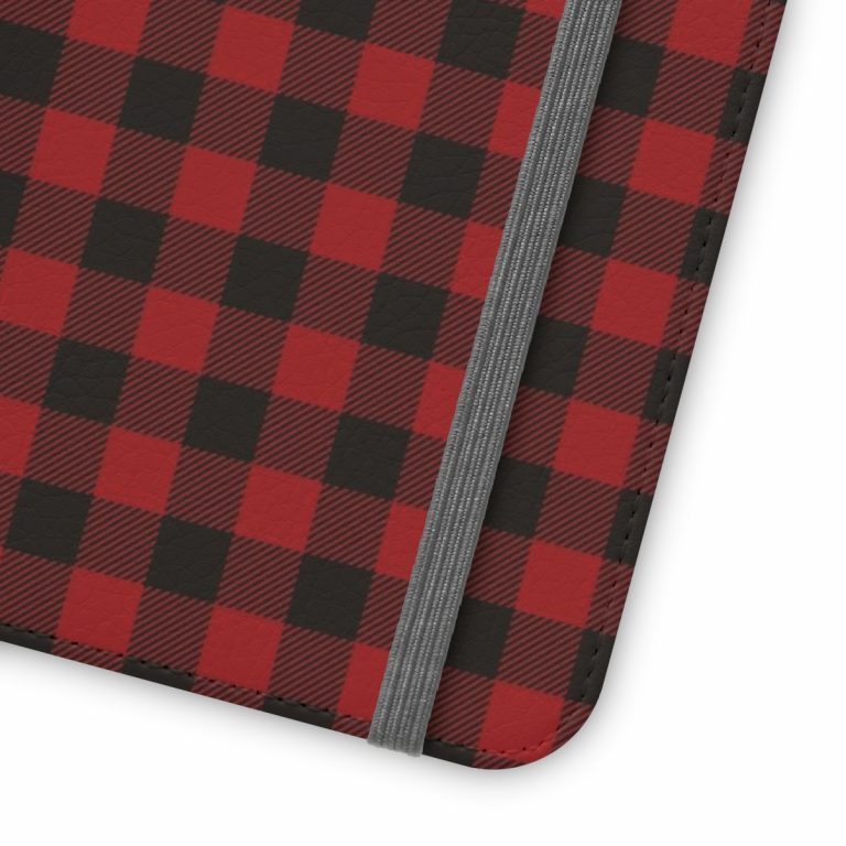 Faux Leather Folio Smartphone Case polycarbonate inner shell keeps devices protected and secure during regular wear and usage.