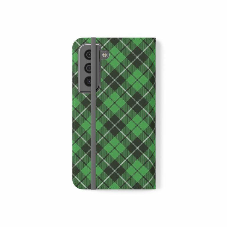 Faux Leather Folio Smartphone Case polycarbonate inner shell keeps devices protected and secure during regular wear and usage.