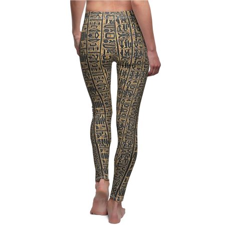 Hidden Hieroglyphs Yoga Pants, Discover the rich symbolism of Ancient Egypt with the Ankh, a powerful hieroglyphic symbol representing immortality, fertility, and life. The Ankh, also known as the Key of Life, was deeply revered by the Pharaohs and is an iconic symbol of Kemet (Ancient Egypt). Unveil the mystical meaning behind this ancient Egyptian script and explore the profound symbolism of Kmt. Immerse yourself in the captivating world of Egyptian culture and history.