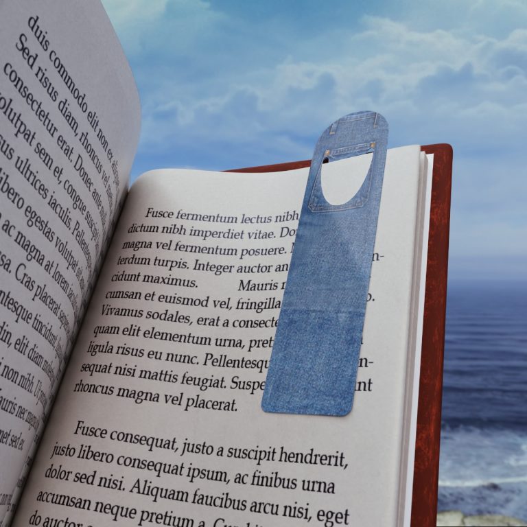 Abundifind's Pocket Bookmarks: The ultimate accessory for book lovers, featuring trendy varieties like Jean Pocket, Knitted Pocket, and Tactical Pocket. With robust aluminum construction, top slot design, and assembled in the USA, these bookmarks offer style, durability, and literary/pop-culture references. They make a thoughtful gift for avid readers. Upgrade your bookmark game with Abundifind's Pocket Bookmarks today!