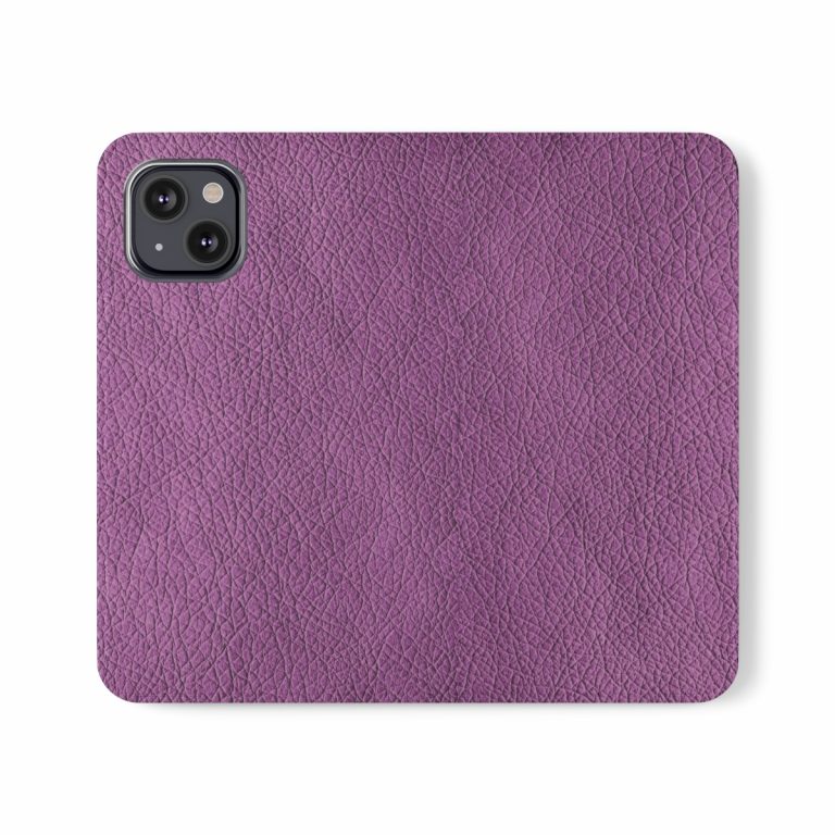 Faux Leather Folio Smartphone Case polycarbonate inner shell keeps devices protected and secure during regular wear and usage.