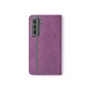 Faux Leather Folio Smartphone Case polycarbonate inner shell keeps devices protected and secure during regular wear and usage.