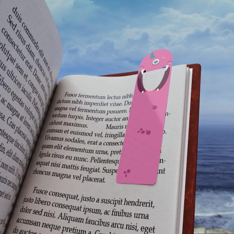 Aluminum Monster Mouth bookmarks high-grade aluminum, ensuring durability and longevity. They can withstand frequent use without bending or breaking.