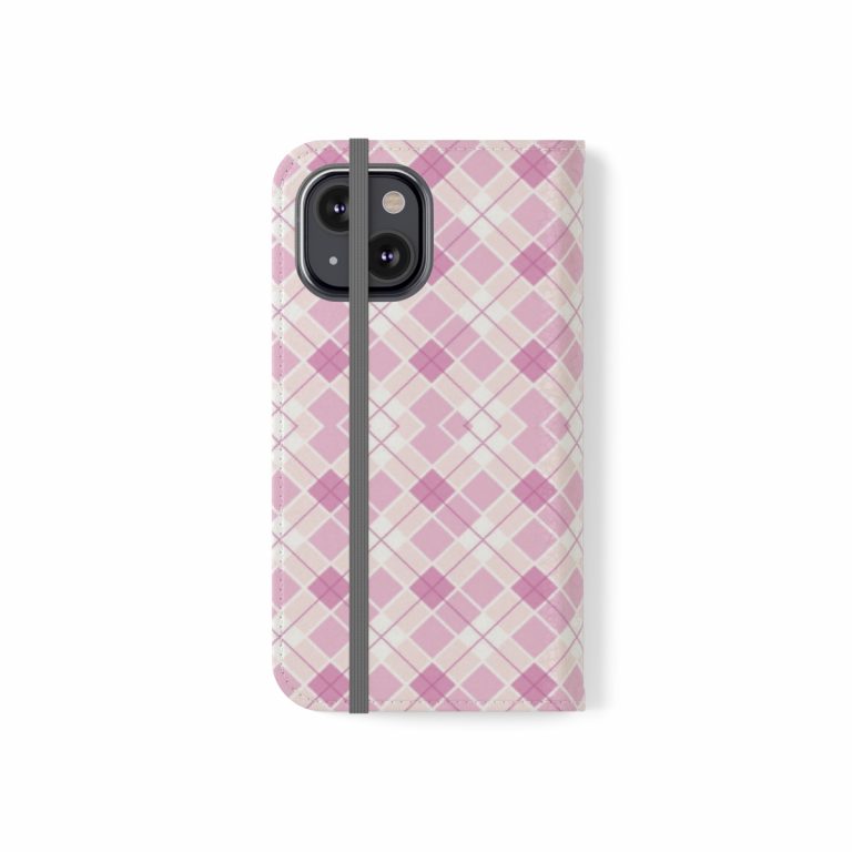 Faux Leather Folio Smartphone Case polycarbonate inner shell keeps devices protected and secure during regular wear and usage.