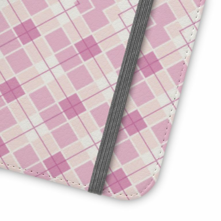 Faux Leather Folio Smartphone Case polycarbonate inner shell keeps devices protected and secure during regular wear and usage.