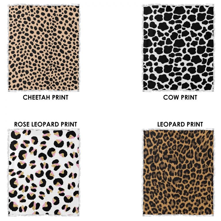 Introducing the Abundifind's Animal Print Premium Sherpa Fleece Blanket: Where Functionality Meets Wild Style! Experience the perfect blend of functionality and style with our Animal Print Premium Sherpa Fleece Blanket. Available in a range of captivating designs including Cheetah Print, Cow Print, Leopard Print, and Rose Leopard Print, this blanket is designed to enhance your overall comfort and elevate your snuggling experience. Not only that, but our blankets are built to last, ensuring they can withstand the demands of your daily routine without compromising on performance. Here's what makes our blanket truly special: - Thermally Efficient Sherpa Fleece: Crafted from thermally efficient Sherpa fleece, our blanket offers a wide range of benefits. Whether it's providing exceptional warmth or insulating you from chilly weather, you can rely on the soft and cozy Sherpa fleece to keep you snug and comfortable. - Exceptional Durability: We understand that a long-lasting blanket is essential. Our blankets are built to withstand the test of time, ensuring they maintain their quality and performance no matter how frequently you use them. - Stylish Animal Print Designs: Animal prints are known for their bold and adventurous style. Our Animal Print Premium Sherpa Fleece Blankets feature captivating designs, including Cheetah Print, Cow Print, Leopard Print, and Rose Leopard Print. Add a touch of wildness to your space and showcase your unique style with these eye-catching prints. - Cozy One-Sided Print and Plush Backside: The one-sided print of our blanket showcases the captivating animal print design, while the plush backside enhances the overall comfort and cosiness, enveloping you in warmth and luxury. Wrap yourself in the comfort and style of the "Abundifind's Animal Print Premium Sherpa Fleece Blanket". Whether you're seeking to elevate your snuggling experience, add a touch of wildness to your space, or simply appreciate the durability and warmth of Sherpa fleece, this blanket is the perfect choice. Embrace the functionality and wild style it offers, and enjoy the cozy comfort it brings to your daily routine. .: 100% Sherpa fleece .: One-sided print .: Plush backside .: Animal Print Premium Sherpa Fleece Blanket