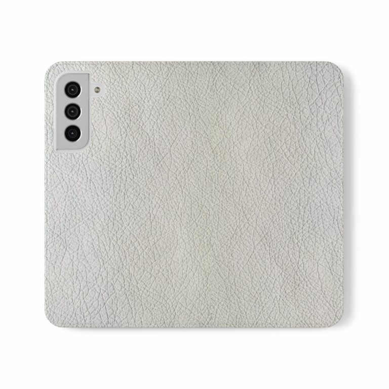 Faux Leather Folio Smartphone Case polycarbonate inner shell keeps devices protected and secure during regular wear and usage.