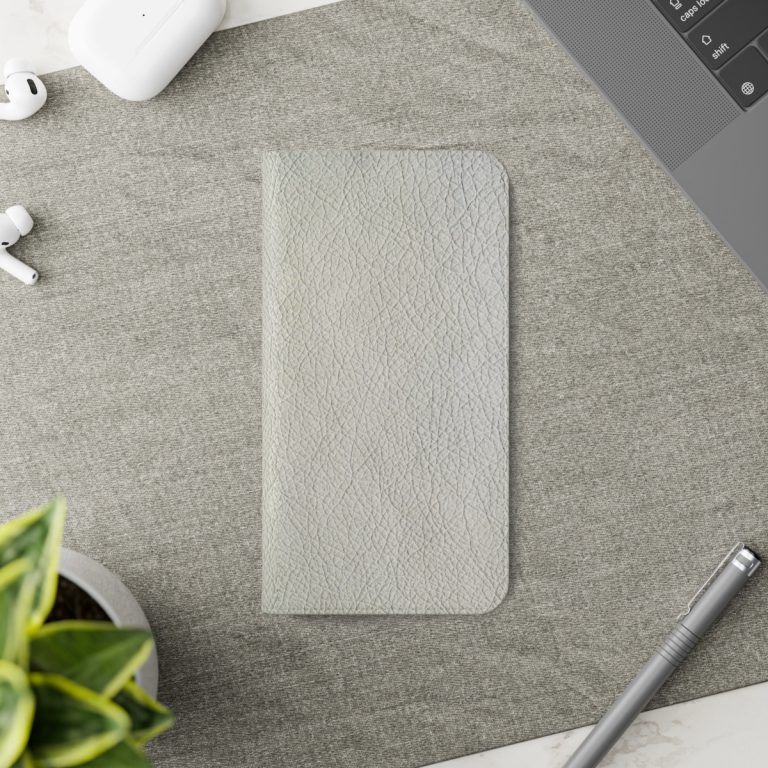 Faux Leather Folio Smartphone Case polycarbonate inner shell keeps devices protected and secure during regular wear and usage.