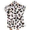 Animal Print Sherpa Fleece Hooded Robe Cloak Poncho image 11 Sherpa Fleece Animal Print Pullover Hooded Robe. Explore our collection of captivating prints, including Cheetah, Cow, Leopard, and Rose Leopard, adding a touch of untamed elegance to your wardrobe. This cloak envelops you in cozy warmth while showcasing seamless patterns that mimic the mesmerizing dots and spots found in nature's most exquisite animal skins. Unleash your wild side and elevate your style with this must-have fashion statement.