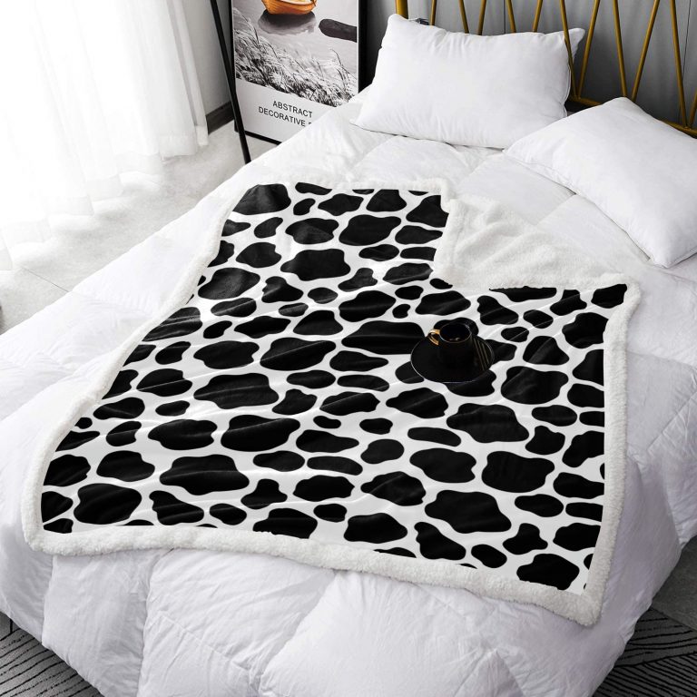 Introducing the Abundifind's Animal Print Premium Sherpa Fleece Blanket: Where Functionality Meets Wild Style! Experience the perfect blend of functionality and style with our Animal Print Premium Sherpa Fleece Blanket. Available in a range of captivating designs including Cheetah Print, Cow Print, Leopard Print, and Rose Leopard Print, this blanket is designed to enhance your overall comfort and elevate your snuggling experience. Not only that, but our blankets are built to last, ensuring they can withstand the demands of your daily routine without compromising on performance. Here's what makes our blanket truly special: - Thermally Efficient Sherpa Fleece: Crafted from thermally efficient Sherpa fleece, our blanket offers a wide range of benefits. Whether it's providing exceptional warmth or insulating you from chilly weather, you can rely on the soft and cozy Sherpa fleece to keep you snug and comfortable. - Exceptional Durability: We understand that a long-lasting blanket is essential. Our blankets are built to withstand the test of time, ensuring they maintain their quality and performance no matter how frequently you use them. - Stylish Animal Print Designs: Animal prints are known for their bold and adventurous style. Our Animal Print Premium Sherpa Fleece Blankets feature captivating designs, including Cheetah Print, Cow Print, Leopard Print, and Rose Leopard Print. Add a touch of wildness to your space and showcase your unique style with these eye-catching prints. - Cozy One-Sided Print and Plush Backside: The one-sided print of our blanket showcases the captivating animal print design, while the plush backside enhances the overall comfort and cosiness, enveloping you in warmth and luxury. Wrap yourself in the comfort and style of the "Abundifind's Animal Print Premium Sherpa Fleece Blanket". Whether you're seeking to elevate your snuggling experience, add a touch of wildness to your space, or simply appreciate the durability and warmth of Sherpa fleece, this blanket is the perfect choice. Embrace the functionality and wild style it offers, and enjoy the cozy comfort it brings to your daily routine. .: 100% Sherpa fleece .: One-sided print .: Plush backside .: Animal Print Premium Sherpa Fleece Blanket