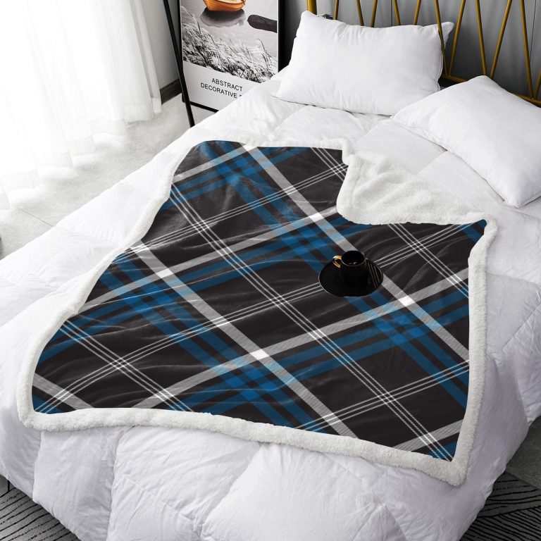 Introducing the Abundifind's Plaid Premium Sherpa Fleece Blanket: Where Functionality Meets Style! Experience the perfect blend of functionality and style with our Plaid Premium Sherpa Fleece Blanket, available in Black, Blue, Green, Pink or Red. Designed to enhance your overall comfort, this blanket brings a host of benefits that will elevate your snuggling experience. Not only that, but our blankets are built to last, ensuring they can withstand the demands of your daily routine without compromising on performance. Here's what makes our blanket truly special: - Thermally Efficient Sherpa Fleece: Our blanket is crafted from thermally efficient Sherpa fleece, which offers a wide range of benefits. Whether it's providing exceptional warmth or insulating you from chilly weather, you can rely on the soft and cozy Sherpa fleece to keep you snug and comfortable. - Exceptional Durability: We understand the importance of a long-lasting blanket. That's why our blankets are built to withstand the test of time. No matter how frequently you use them, our blankets will maintain their quality and performance. - Stylish Plaid Design: Plaid patterns have a rich history associated with different cultures and traditions. In Scottish culture, specific tartan plaids represent different clans or families, connecting individuals to their heritage and ancestry. Emotionally, plaid patterns can evoke different feelings based on personal experiences and cultural associations. In fashion and interior design, plaid patterns add visual interest and character to garments, accessories, and home decor. Our Plaid Premium Sherpa Fleece Blanket showcases a timeless plaid design that adds a touch of style to any setting. - Cozy One-Sided Print and Plush Backside: The one-sided print of our blanket features the captivating plaid pattern, while the plush backside enhances the overall comfort and cosiness. Wrap yourself in the comfort and style of the "Abundifind's Plaid Premium Sherpa Fleece Blanket." Whether you're looking to elevate your snuggling experience, add a touch of visual interest to your space, or simply appreciate the durability and warmth of Sherpa fleece, this blanket is the perfect choice. Embrace the functionality and style it offers, and enjoy the cozy comfort it brings to your daily routine. .: 100% sherpa fleece .: One-sided print .: Plush backside .: Plaid Premium Sherpa Fleece Blanket