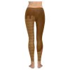 Dripping Ice Cream Waffle Cone Yoga Pants Spandex Leggings: Mouthwatering flavors, waffle cone print, high-quality material, skinny fit, tagless design, true to size, assembled in the USA, easy care. Perfect for yoga, workouts, or lounging. Note: Leggings do not contain actual ice cream or cones. Embrace your love for ice cream and stand out in style.