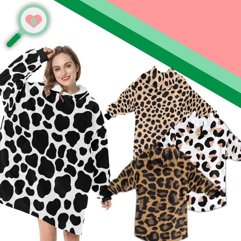 Sherpa Fleece Animal Print Pullover Hooded Robe. Explore our collection of captivating prints, including Cheetah, Cow, Leopard, and Rose Leopard, adding a touch of untamed elegance to your wardrobe. This cloak envelops you in cozy warmth while showcasing seamless patterns that mimic the mesmerizing dots and spots found in nature's most exquisite animal skins. Unleash your wild side and elevate your style with this must-have fashion statement.