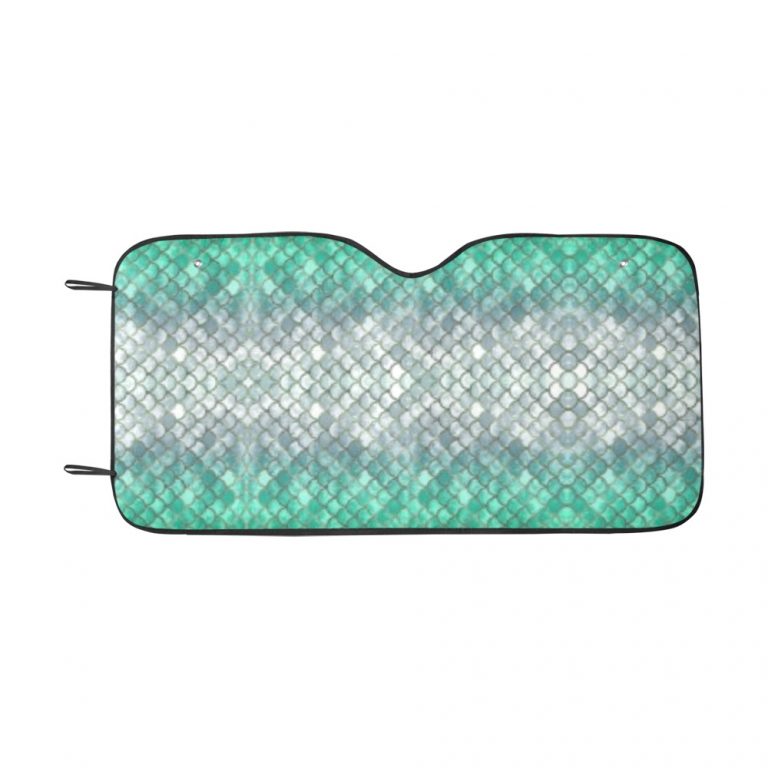 • Material: 100 % polyester and aluminized film cushion. • Size: 55inch x 30inch (140cm x 75cm) • Foldable design offers quick installation or removal. • Suction cups attached to sun shade. Easy to install and protect against sun damage with no harm to your windshield. • Using heat sublimation technique to prevent discoloring, long-lasting effects.