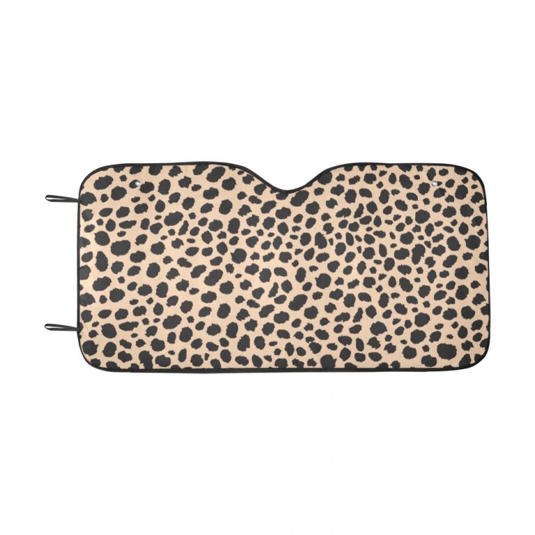 • Material: 100 % polyester and aluminized film cushion. • Size: 55inch x 30inch (140cm x 75cm) • Foldable design offers quick installation or removal. • Suction cups attached to sun shade. Easy to install and protect against sun damage with no harm to your windshield. • Using heat sublimation technique to prevent discoloring, long-lasting effects.