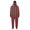SleepEase Hooded Pajamas: 100% polyester flannel, hood with cute ear designs, zip-up style, kangaroo pocket. Versatile, cozy, year-round comfort. Machine washable. Stay comfy in style!