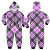 SleepEase Hooded Pajamas: 100% polyester flannel, hood with cute ear designs, zip-up style, kangaroo pocket. Versatile, cozy, year-round comfort. Machine washable. Stay comfy in style!