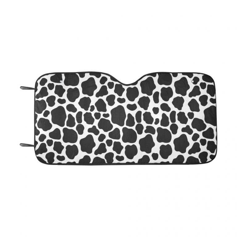 • Material: 100 % polyester and aluminized film cushion. • Size: 55inch x 30inch (140cm x 75cm) • Foldable design offers quick installation or removal. • Suction cups attached to sun shade. Easy to install and protect against sun damage with no harm to your windshield. • Using heat sublimation technique to prevent discoloring, long-lasting effects.