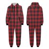 SleepEase Hooded Pajamas: 100% polyester flannel, hood with cute ear designs, zip-up style, kangaroo pocket. Versatile, cozy, year-round comfort. Machine washable. Stay comfy in style!