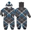 SleepEase Hooded Pajamas: 100% polyester flannel, hood with cute ear designs, zip-up style, kangaroo pocket. Versatile, cozy, year-round comfort. Machine washable. Stay comfy in style!