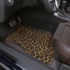 These front car Animal Print floor mats from our Animal Print Collection boast a blend of premium rubber and polyester materials, ensuring durability and longevity. The 20oz loop polyester carpeting face not only enhances the aesthetic appeal with its vibrant animal prints like Cheetah, Cow, Dalmatian, Leopard, and Mermaid Scales but also provides a comfortable and soft surface for your feet. The non-skid rubber backing guarantees stability, making them suitable for various driving conditions, including daily commutes and off-road escapades.These mats not only elevate the look of your car interior but also offer practical benefits, making them a stylish and functional addition to your vehicle.