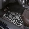 These front car Animal Print floor mats from our Animal Print Collection boast a blend of premium rubber and polyester materials, ensuring durability and longevity. The 20oz loop polyester carpeting face not only enhances the aesthetic appeal with its vibrant animal prints like Cheetah, Cow, Dalmatian, Leopard, and Mermaid Scales but also provides a comfortable and soft surface for your feet. The non-skid rubber backing guarantees stability, making them suitable for various driving conditions, including daily commutes and off-road escapades.These mats not only elevate the look of your car interior but also offer practical benefits, making them a stylish and functional addition to your vehicle.