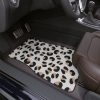 These front car Animal Print floor mats from our Animal Print Collection boast a blend of premium rubber and polyester materials, ensuring durability and longevity. The 20oz loop polyester carpeting face not only enhances the aesthetic appeal with its vibrant animal prints like Cheetah, Cow, Dalmatian, Leopard, and Mermaid Scales but also provides a comfortable and soft surface for your feet. The non-skid rubber backing guarantees stability, making them suitable for various driving conditions, including daily commutes and off-road escapades.These mats not only elevate the look of your car interior but also offer practical benefits, making them a stylish and functional addition to your vehicle.