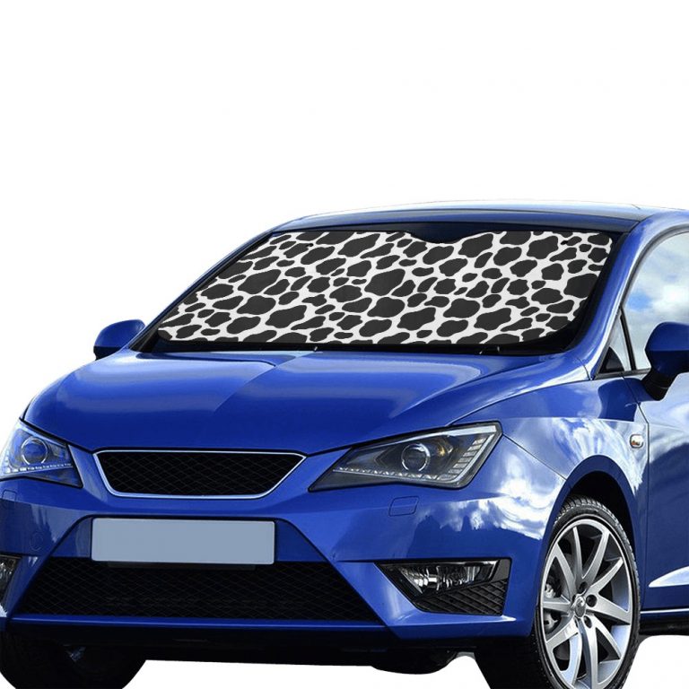 • Material: 100 % polyester and aluminized film cushion. • Size: 55inch x 30inch (140cm x 75cm) • Foldable design offers quick installation or removal. • Suction cups attached to sun shade. Easy to install and protect against sun damage with no harm to your windshield. • Using heat sublimation technique to prevent discoloring, long-lasting effects.