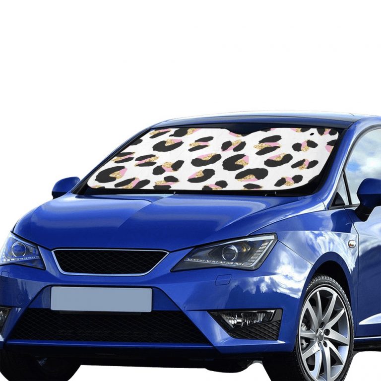 • Material: 100 % polyester and aluminized film cushion. • Size: 55inch x 30inch (140cm x 75cm) • Foldable design offers quick installation or removal. • Suction cups attached to sun shade. Easy to install and protect against sun damage with no harm to your windshield. • Using heat sublimation technique to prevent discoloring, long-lasting effects.