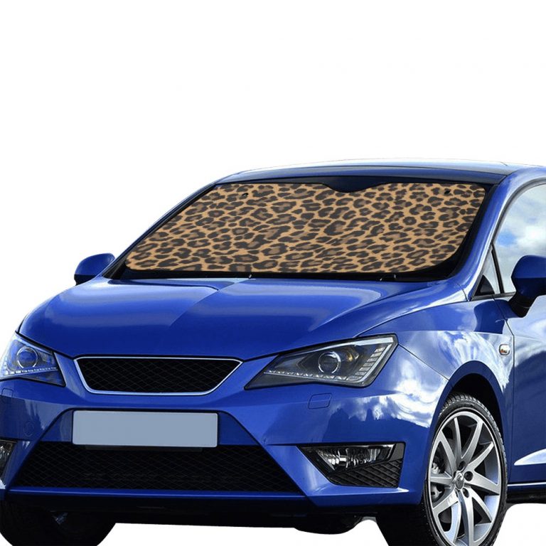 • Material: 100 % polyester and aluminized film cushion. • Size: 55inch x 30inch (140cm x 75cm) • Foldable design offers quick installation or removal. • Suction cups attached to sun shade. Easy to install and protect against sun damage with no harm to your windshield. • Using heat sublimation technique to prevent discoloring, long-lasting effects.