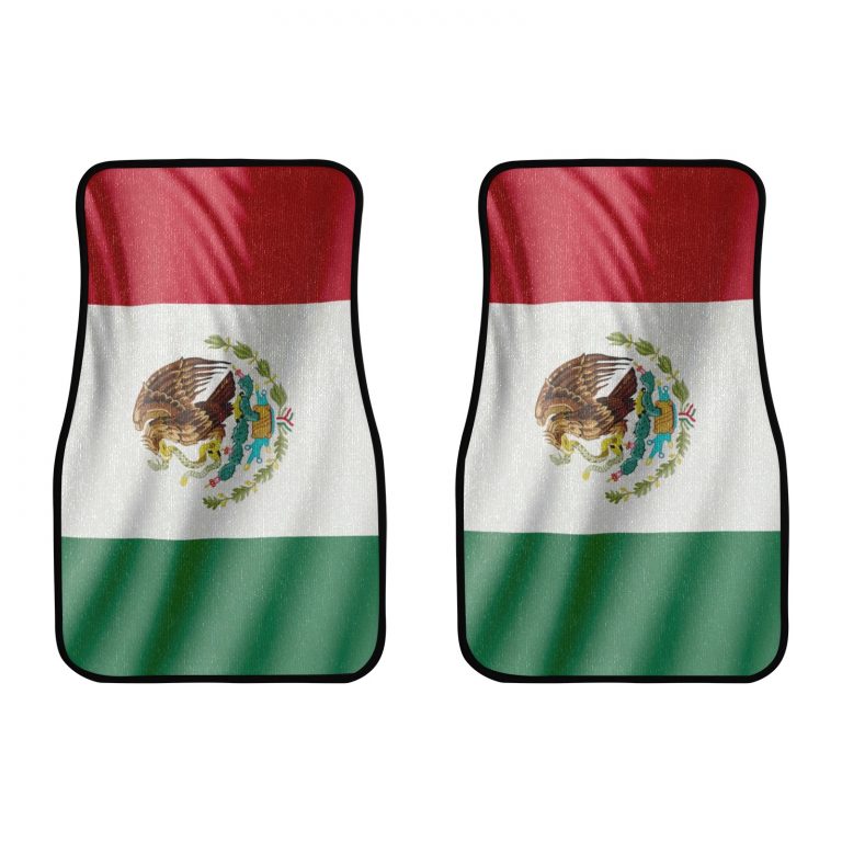 Introducing our patriotic Flag Car Floor Mat Front (2pcs): Flag Collection featuring country flag style designs. These front car floor mat blend of premium rubber and polyester materials, ensuring durability and longevity. The 20oz loop polyester carpeting face not only enhances the aesthetic appeal with its vibrant flag prints but also provides a comfortable and soft surface for your feet. The non-skid rubber backing guarantees stability, making them suitable for various driving conditions, including daily commutes and off-road escapades.These mats not only elevate the look of your car interior but also offer practical benefits, making them a stylish and functional addition to your vehicle. .: Durable 20oz loop polyester carpeting face, boasts a blend of premium rubber and polyester materials, ensuring durability and longevity .: Sturdy non-skid rubber backing,Non-skid rubber backing guarantees stability, making them suitable for various driving conditions, including daily commutes and off-road escapades. .: 2 Front Flag Car floor mat