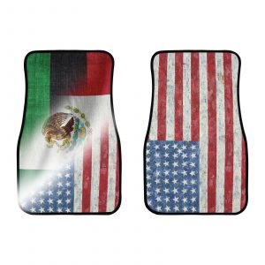 Introducing our patriotic Flag Car Floor Mat Front (2pcs): Flag Collection featuring country flag style designs. These front car floor mat blend of premium rubber and polyester materials, ensuring durability and longevity. The 20oz loop polyester carpeting face not only enhances the aesthetic appeal with its vibrant flag prints but also provides a comfortable and soft surface for your feet. The non-skid rubber backing guarantees stability, making them suitable for various driving conditions, including daily commutes and off-road escapades.These mats not only elevate the look of your car interior but also offer practical benefits, making them a stylish and functional addition to your vehicle. .: Durable 20oz loop polyester carpeting face, boasts a blend of premium rubber and polyester materials, ensuring durability and longevity .: Sturdy non-skid rubber backing,Non-skid rubber backing guarantees stability, making them suitable for various driving conditions, including daily commutes and off-road escapades. .: 2 Front Flag Car floor mat