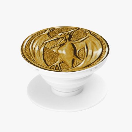 Dinozord Power Coin Collapsible Grip And Stand - a harmonious blend of style, functionality, and convenience. Compatible with Samsung, iPhone, iPad, Kindle.
