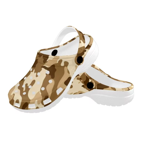 Gear up for any mission with Military Fatigue Camouflage Clogs, tactical prowess and modern style. Engineered for the battlefield of everyday life.