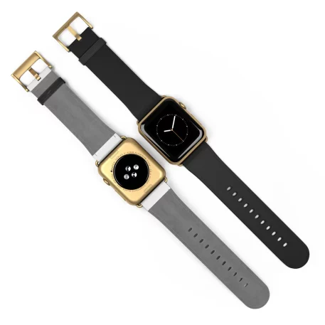 Elegance Series Faux Leather Apple Watch Band. Premium watch straps, vegan leather adds an air of sophistication to your device.