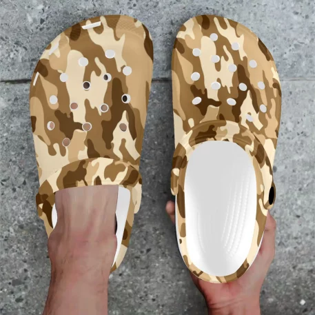 Gear up for any mission with Military Fatigue Camouflage Clogs, tactical prowess and modern style. Engineered for the battlefield of everyday life.