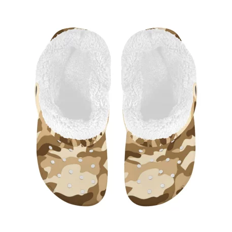 Gear up for any mission with Military Fatigue Camouflage Sherpa Fleece Clogs, tactical prowess and modern style. For the battlefield of everyday life.