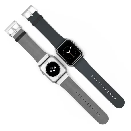 Elegance Series Faux Leather Apple Watch Band. Premium watch straps, vegan leather adds an air of sophistication to your device.