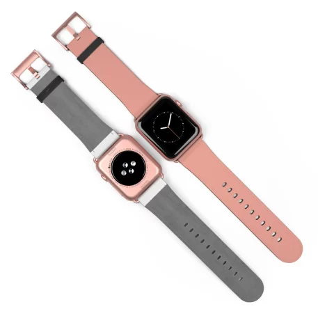 Elegance Series Faux Leather Apple Watch Band. Premium watch straps, vegan leather adds an air of sophistication to your device.