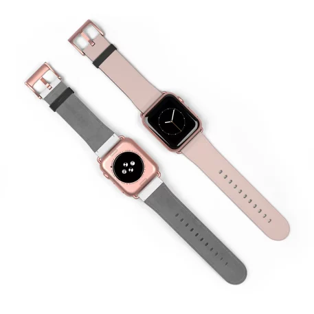 Elegance Series Faux Leather Apple Watch Band. Premium watch straps, vegan leather adds an air of sophistication to your device.