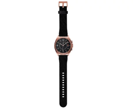 Elegance Series Faux Leather Samsung Galaxy Watch Band. Premium watch straps, vegan leather adds an air of sophistication to your device.