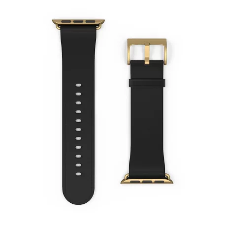 Elegance Series Faux Leather Apple Watch Band. Premium watch straps, vegan leather adds an air of sophistication to your device.